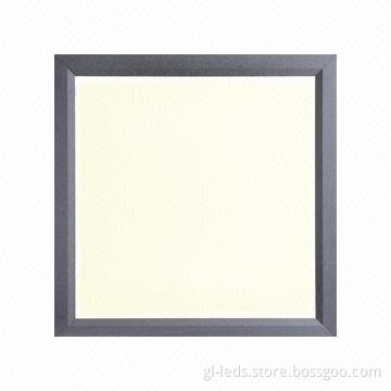 LED Square Flat Panel Light with High-level Aluminum Edge and 5,500 to 7,000K Color Temperature
